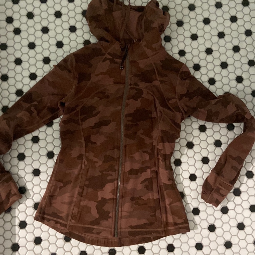 Lululemon define jacket, Camo Pattern, Size 8